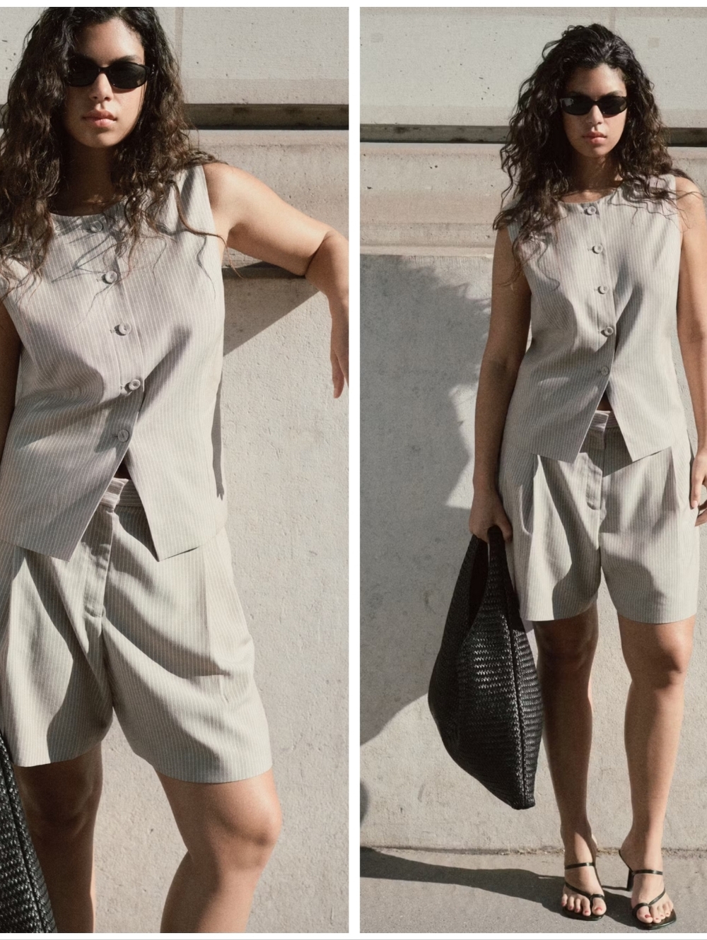 MANGO Shorts/vest Set